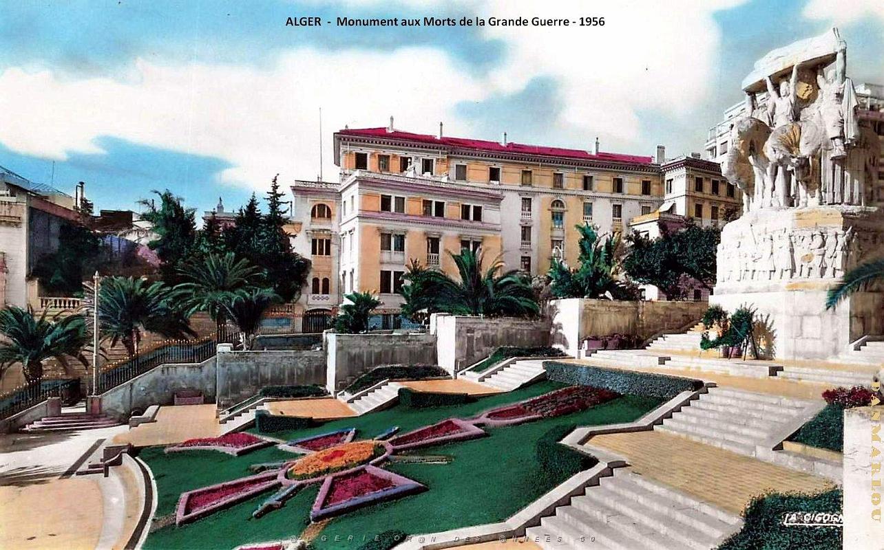 Alger - Monument aux Morts de la Grande Guerre - 1956.jpg